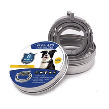 Charger l'image dans la galerie, Collier Antipuces et Anti-Tiques pour Chiens et Chats, Prévention Contre Les Tiques et Les Puces Pendant 8 Mois, Formule Naturelle(62 cm).