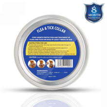 Charger l'image dans la galerie, Collier Antipuces et Anti-Tiques pour Chiens et Chats, Prévention Contre Les Tiques et Les Puces Pendant 8 Mois, Formule Naturelle(38cm)
