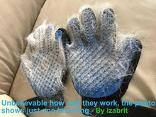 Charger l'image dans la galerie, Gant de Toilettage Pour Animaux de Compagnie - Gant de Brossage Doux Gant de Brosse - Outil Efficace pour Enlever Les Poils Tombés d'animaux