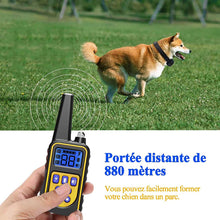 Charger l'image dans la galerie, Collier de dressage pour Chien--Contrôle manuel portée 400 mètres--Étanche niveau IP67 (MR001-2)