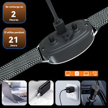 Charger l'image dans la galerie, Collier Vibrant-Conformes à La Nouvelle Loi 2023-Collier Anti Aboiement, sans Choc Statique avec 8 Niveaux de Sensibilité Réglables, 8 Niveaux et 3 Mode Sonore, Vibration et Forte Vibration B658