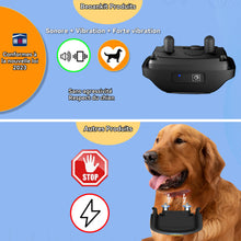 Charger l'image dans la galerie, Collier Vibrant-Conformes à La Nouvelle Loi 2023-Collier de Dressage,Portée de 2600 Mètres,Rechargeable avec 3 Modes Son/Vibration/Forte Vibration,Résistant à l'eau IP67 BRS2