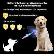 Charger l'image dans la galerie, Collier Anti Aboiement Chien Version Vibration,Collier Automatique avec 5 Niveaux de Sensibilité Réglables,3 Modes Sonore,Vibration et Forte Vibration,IP67 Étanche et Rechargeable,Noir BC3V