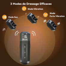 Charger l'image dans la galerie, Collier Vibrant-Conformes à La Nouvelle Loi 2023-Collier de Dressage,Portée de 2000 Mètres,Rechargeable avec 4 Modes Lumières LED/Son/Vibration/Forte Vibration,Résistant à l'eau IP67 B669