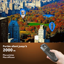 Charger l'image dans la galerie, Collier Vibrant-Conformes à La Nouvelle Loi 2023-Collier de Dressage,Portée de 2000 Mètres,Rechargeable avec 4 Modes Lumières LED/Son/Vibration/Forte Vibration,Résistant à l'eau IP67 B669