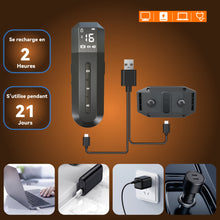 Charger l'image dans la galerie, Collier Vibrant-Conformes à La Nouvelle Loi 2023-Collier de Dressage,Portée de 2000 Mètres,Rechargeable avec 4 Modes Lumières LED/Son/Vibration/Forte Vibration,Résistant à l'eau IP67 B669