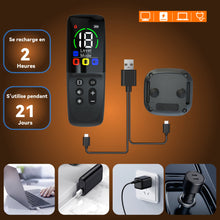 Charger l'image dans la galerie, Collier Vibrant-Conformes à La Nouvelle Loi 2023-Collier de Dressage,Portée de 2500 Mètres,Rechargeable avec 4 Modes Lumières LED/Son/Vibration/Forte Vibration,Résistant à l'eau IP67 BD14T