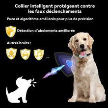 Charger l&#39;image dans la galerie, Collier Vibrant-Conformes à La Nouvelle Loi 2023-Collier Anti Aboiement, sans Choc Statique avec 8 Niveaux de Sensibilité Réglables, 8 Niveaux et 3 Mode Sonore, Vibration et Forte Vibration B658
