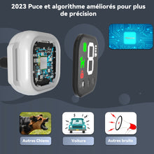 Charger l&#39;image dans la galerie, Collier Anti Aboiement Chien Automatique,Contrôle Anti-aboiement Intelligent,3 Modes Choc Statique/Vibration/Son,8 Niveaux de Sensibilité,Étanche et Rechargeable pour Gros Petit Chiens MD23T
